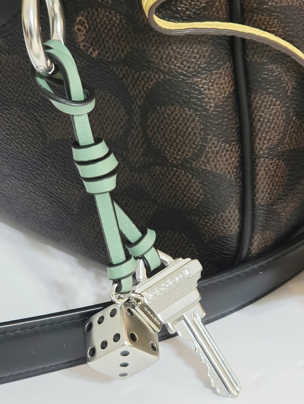 Coach Charms Each Sold Separately! XL Hangtag Bear STAR Key (Bag Not Included) - Picture 9 of 16